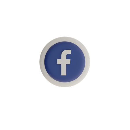 Facebook  3D Icon