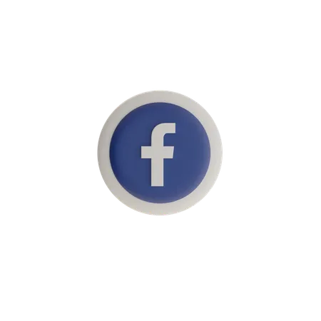 Facebook  3D Icon