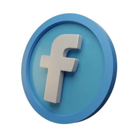 Facebook  3D Icon