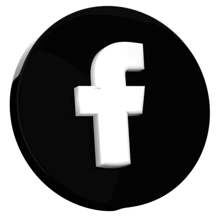 Facebook  3D Icon