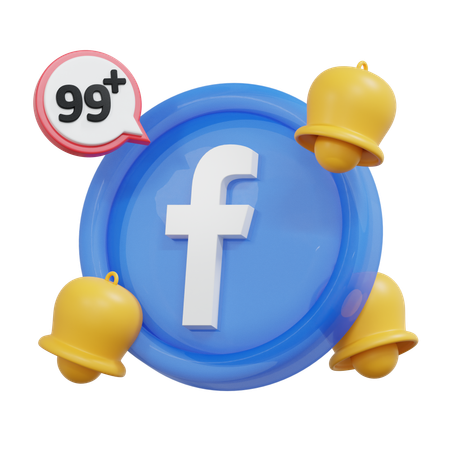 Facebook  3D Icon