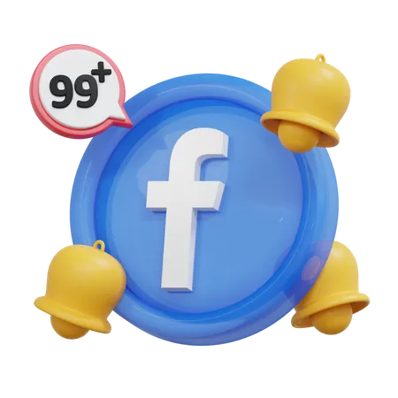 Facebook  3D Icon