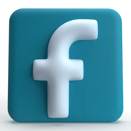 Facebook  3D Icon