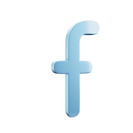 Facebook  3D Icon