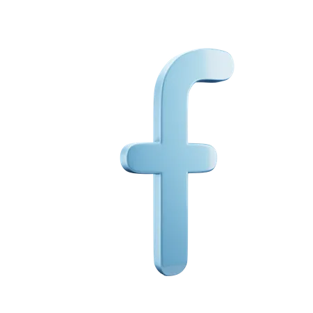 Facebook  3D Icon