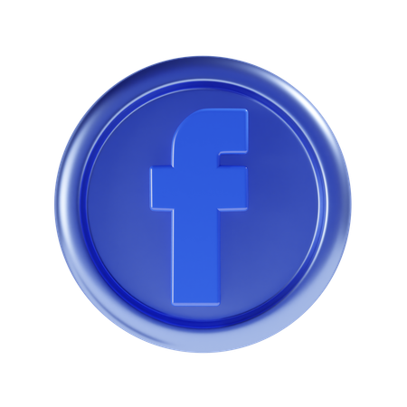 Facebook  3D Icon