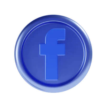 Facebook  3D Icon