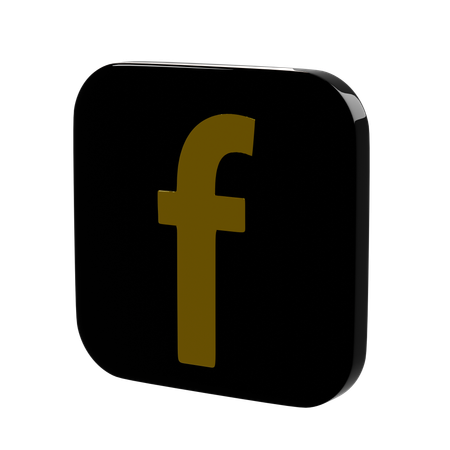 Facebook  3D Icon