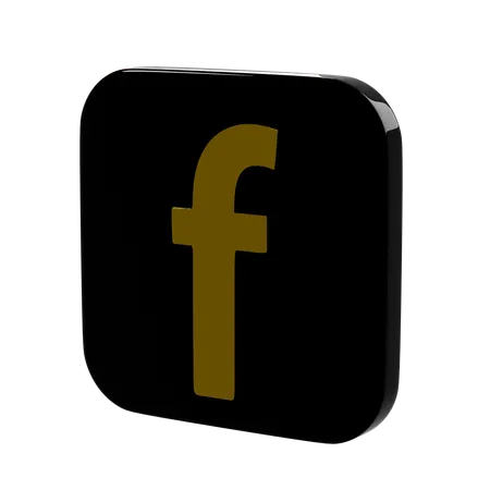 Facebook  3D Icon