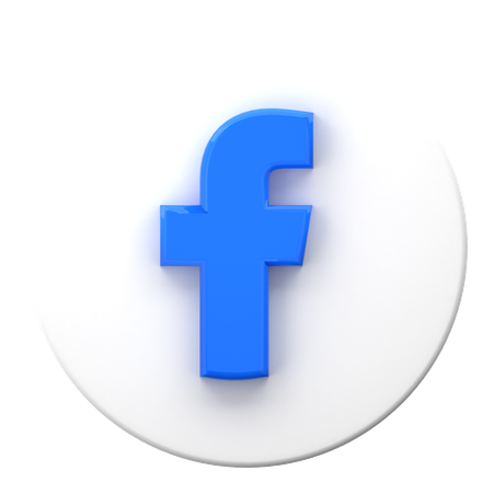 Facebook  3D Icon