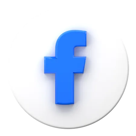 Facebook  3D Icon