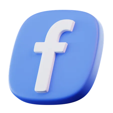 Facebook  3D Icon