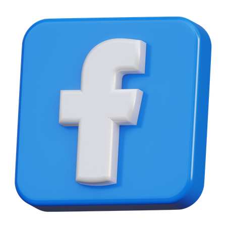 Facebook  3D Icon