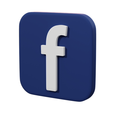 Facebook  3D Icon