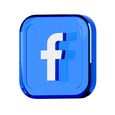 FaceBook  3D Icon