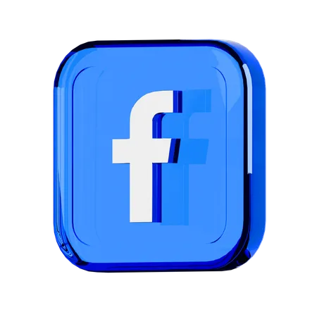 FaceBook  3D Icon