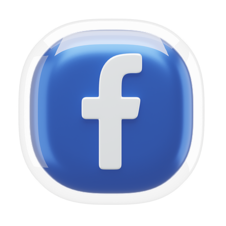 Facebook  3D Icon