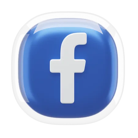 Facebook  3D Icon