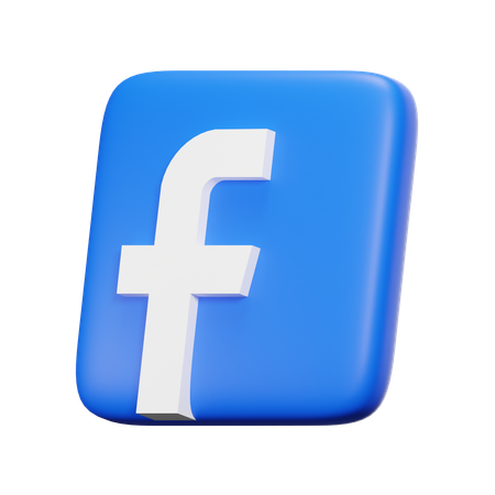 Facebook  3D Icon