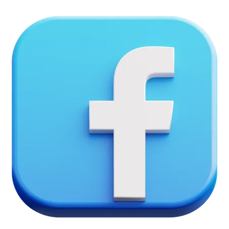 Facebook  3D Icon