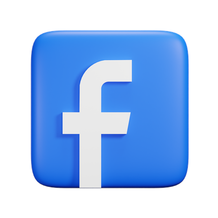 Facebook  3D Icon