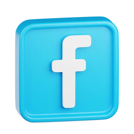 Facebook Logo  3D Icon