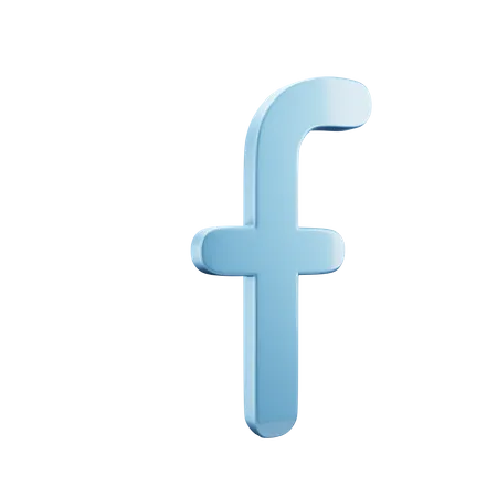 Facebook Logo  3D Icon