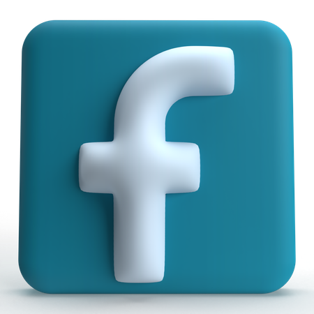 Facebook  3D Icon