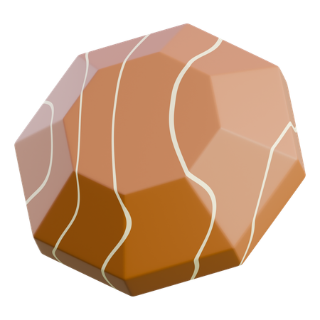 Faceted Gemstone  3D Icon