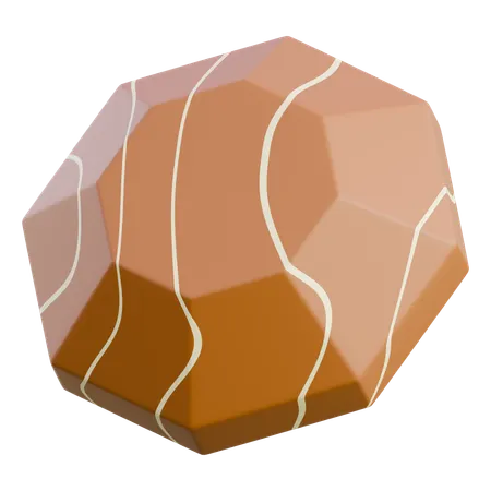 Faceted Gemstone  3D Icon