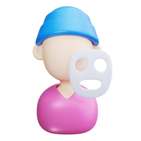 Facial Mask  3D Icon