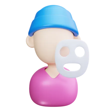 Facial Mask  3D Icon