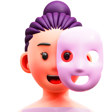 Facial Mask 3D Illustration