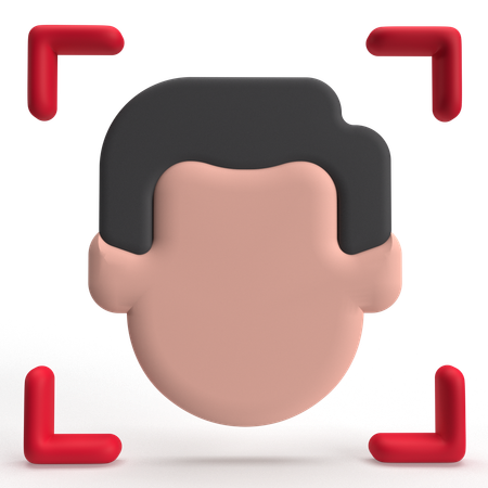 Facial Scan  3D Icon