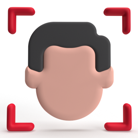 Facial Scan  3D Icon