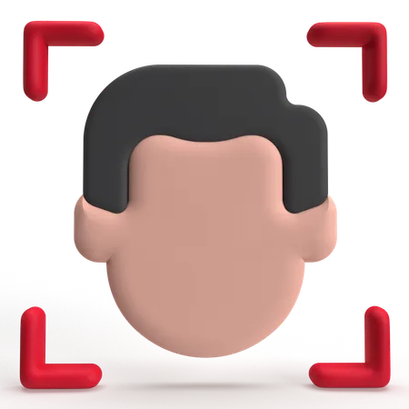 Facial Scan  3D Icon