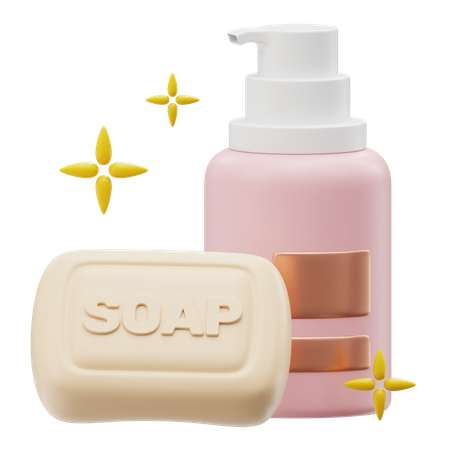 Facial Soap  3D Icon