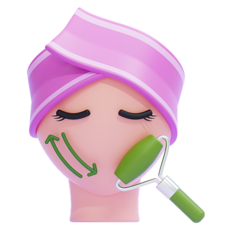 페이셜 트리트먼트  3D Icon