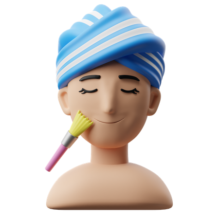 Facial Treatment  3D Icon