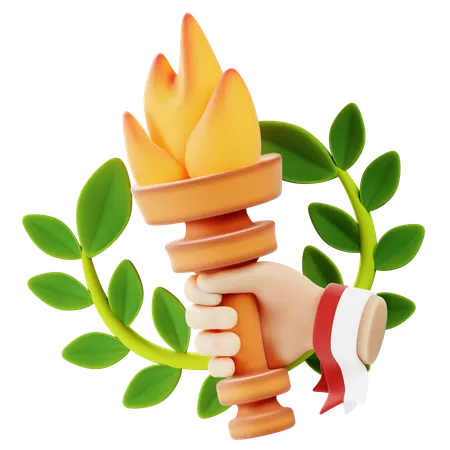 Fackel der Hoffnung  3D Icon
