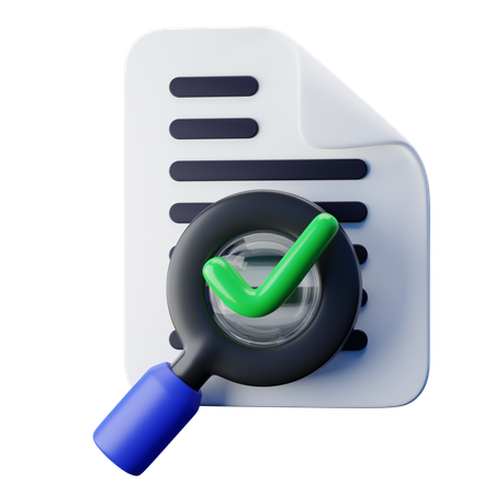 Fact Check  3D Icon