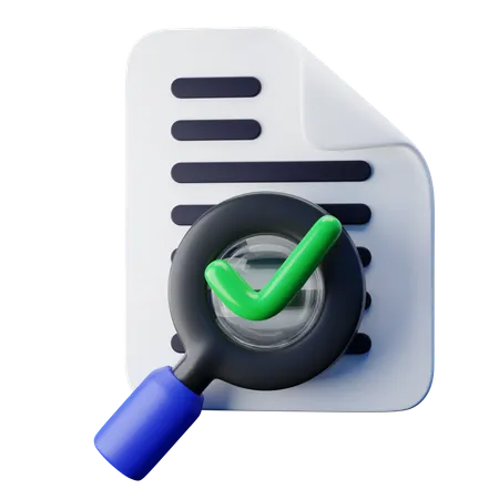Fact Check  3D Icon