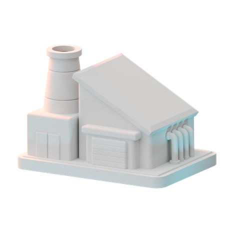 Factory  3D Icon