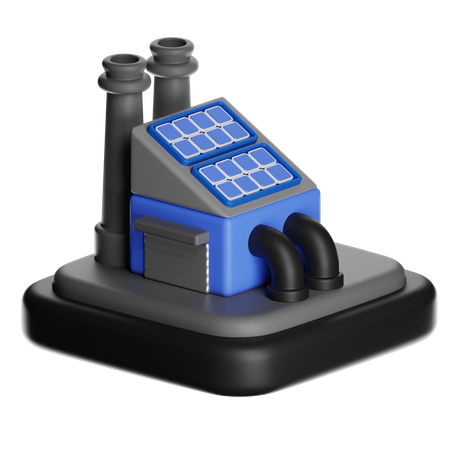 Factory  3D Icon
