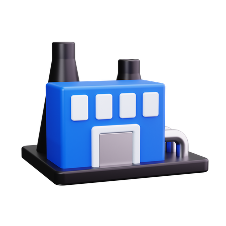 Factory  3D Icon