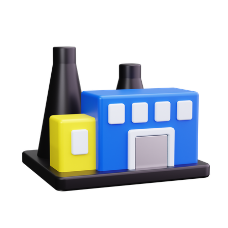 Factory  3D Icon