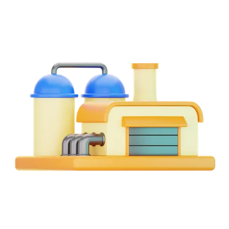 Factory  3D Icon