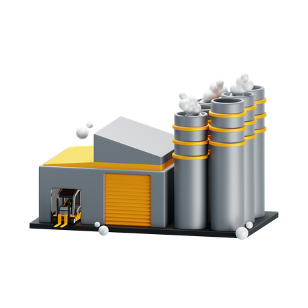 Factory  3D Icon