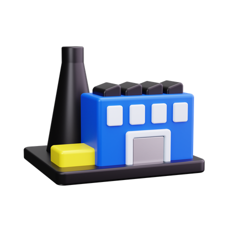 Factory  3D Icon