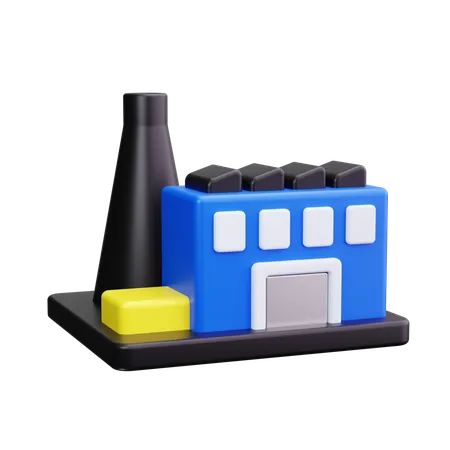 Factory  3D Icon